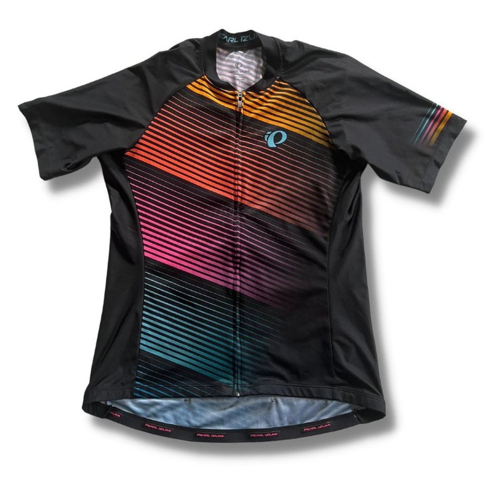 PEARL IZUMI Women's Road Cycling ELITE Pursuit Short Sleeve Graphic Jersey LARGE